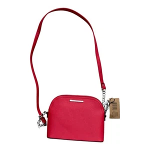 Borsa a tracolla Steve Madden Maggie rossetto cupola rossa borsa - NUOVA - Foto 1 di 15