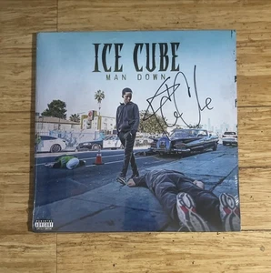 Ice Cube Man Down SIGNED Vinyl LP 2025 🧊 NEW SEALED AUTOGRAPHED Official ✅ - Picture 1 of 3