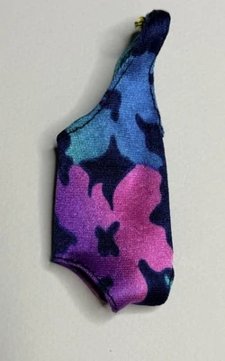 Traje de baño tropical Barbie patrón años 80 Mattel vintage 1985/1986 ropa Foto 1 de 4