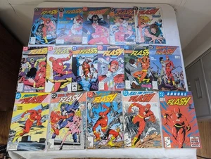 1987-UP The Flash Comic Book Lot #1-13 19 28 Annual #1 16 BKS! HI GRADE - Picture 1 of 10
