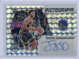 Trayce Jackson-Davis 2023 Mosaic Rookie Pictographs Auto Mosaic Prizm #PM-TJD - Picture 1 of 2