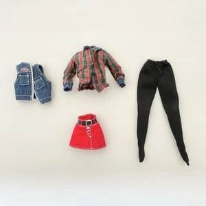 Vintage The Original Arizona Jean Co Barbie Outfit Vest Skirt Leggings Shirt - Picture 1 of 5