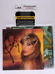 LANGES AUTO Taylor Swift signiert The Life Of A Showgirl CD JSA COA Foto 1 ❤️ RAR - Bild 1 von 2