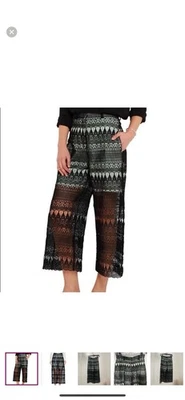 Кюлоты с автопортретом прозрачные гипюрные кружевные - Изображение 1 из 4