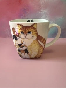 Taza Crown Trent Fine Bone China Gats Forma Cuadrada - En muy buena condición - Imagen 1 de 8