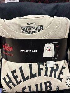 Stranger Things Hellfire Club Pyjama Set Herren UK Größen XS-2XL - Bild 1 von 3