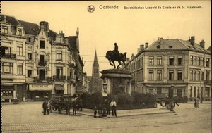 Oostende Ostende AK ~1910/20 Gedenkteeken Leopold I. Denkmal St. Josefs Kirche - Picture 1 of 1