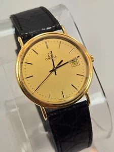 Reloj Omega Seamaster Jubilee 18kt 750 oro macizo Omega cuarzo BA 196.750 MZ - Imagen 1 de 6