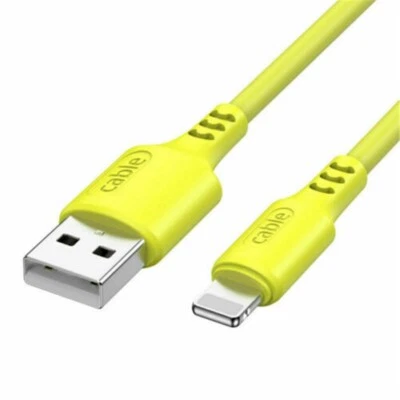 Cable de carga y sincronización de datos duradero para iPhone 11 12 Pro Max XS XR 6 7 8 Plus Foto 1 de 4