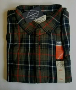 St. John's Bay Flannel Shirt Men's Sz L Plaid Soft Brushed Flannel Large NWT - Picture 1 of 3