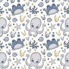 100% Cotton Sea Animals Fabric