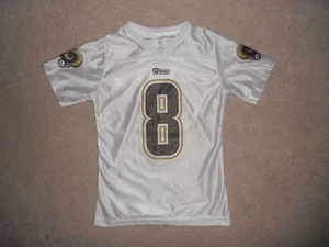 ST. LOUIS RAMS FOOTBALL NFL JERSEY SAM BRADFORD YOUTH GIRLS MISSES SPARKLE GLITT - Picture 1 of 4