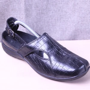 Easy Street Comfort Wave Womens 9M Shoes Faux Croc Texture Sportster Slingback - Picture 1 of 16