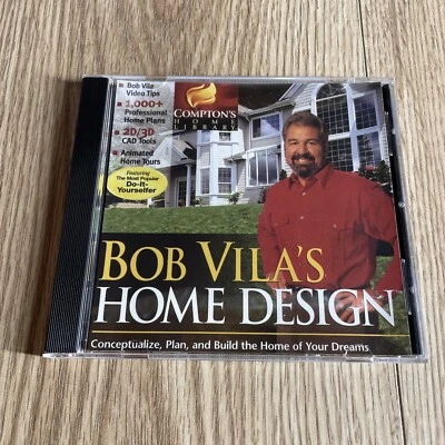 Bob Vila's Home Design Compton's Home Library 2 PC CD ROMS Windows 95 - Image 1 of 3