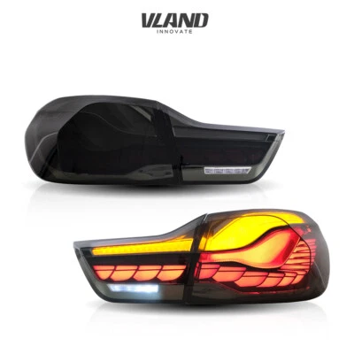 Luces traseras LED VLAND para BMW Serie M4 2014-2020 F32 F33 F36 F82 F83 humo 4 piezas Foto 1 de 4