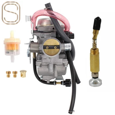 Carburetor + Choke Cable Eliminator For 1985-2005 Kawasaki KLR250 KLR 250 USA - Image 1 of 4