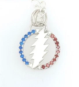 Thirteen Point Bolt Gemstone Circle Pendant - Bild 1 von 2