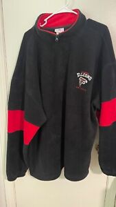 Vintage Atlanta Falcons Pullover Sweater NFL Quarter Zip SIZE 3XL