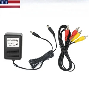 New AC Adapter Power Cord & AV Cable Fit for NES (Nintendo Entertainment System) - Picture 1 of 8