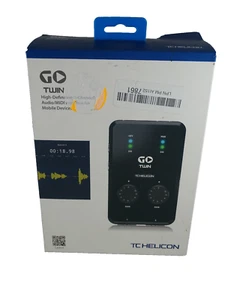 Go Twin TC Helicon High Def 2-Channel Audio MIDI Interface iPhone iPad - Picture 1 of 9