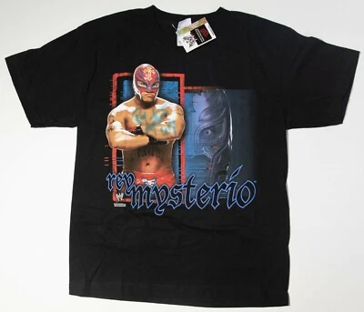 Rey Mysterio Signed WWE Shirt PSA/DNA COA Pro Wrestling Lucha Underground 619 YL - Image 1 of 4