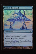 Magic The Gathering MTG SEAT OF THE SYNOD FOIL Mirrodin LP Lightly Played