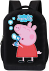 Peppa Pig Girls Backpack - 16 Inch Mesh Padded Knapsack for Girls (Pink 2)