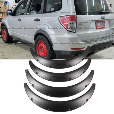 4X 35" For Subaru Outback Universal Fender Flares Wheel Arches Wide Body Kit - Image 1 of 4