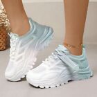 Ladies Casual Sport Shoes Running Breathable Fashion Lace Up Sneakers Comfort