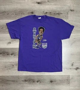Sacramento Kings Shirt Caleb Swanigan Caricature Sz XL NBA Vintage - Picture 1 of 4