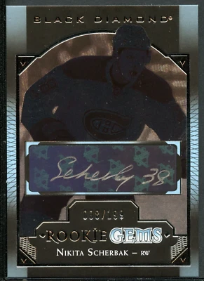 Nikita Scherbak 2017-18 Upper Deck Black Diamond Rookie Gems /199 #RG-NS NHL - Image 1 of 2