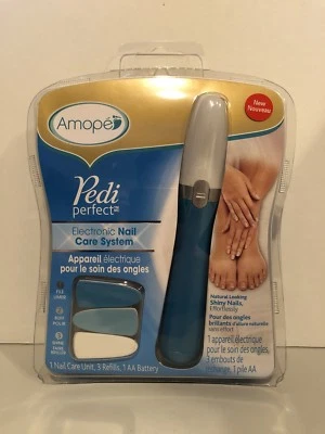 Sistema eletrônico de cuidados com arquivos de unhas Amope Pedi Perfect manicure pedicure NOVO EM FOLHA! - Imagem 1 de 4