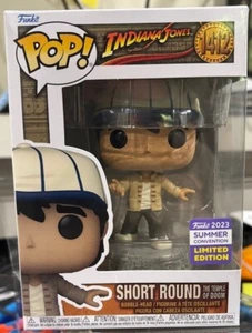 Funko Pop Vinyl Indiana Jones #1412 Short Round 2023 Summer Convention Exclusive - Picture 1 of 6