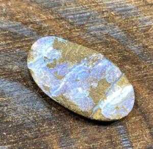 Huge Blue Australian Boulder Opal Cabochon, 62Ct Loose Opal Gemstone For Jewelry - Picture 1 of 9