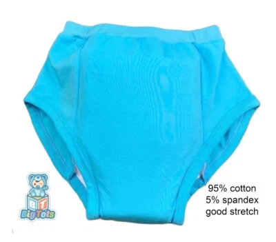 Pantalón Entrenamiento Adulto Turquesa Pañal Incontinencia Pantalones Foto 1 de 3