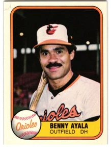 1981 Fleer #185 Benny Ayala Baltimore Orioles - Picture 1 of 2