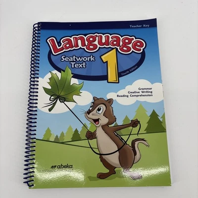 Abeka Language 1 Seatwork Text Teacher Key - Fourth Edition 2015 - Image 1 of 4
