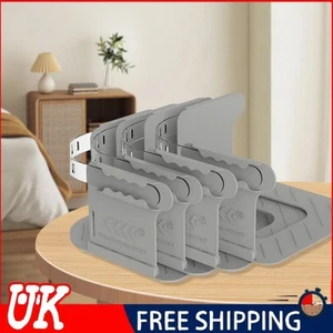 4Pcs Bedsheet Corner Tightener Clips Heavy Duty Grippers for Wrinkle Bed Sheet - Picture 1 of 18