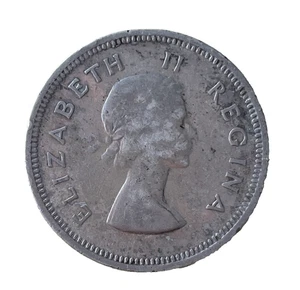 IBERMONEDA| Sudáfrica 1957 Isabel II- Plata 2 Chelines W.C. Nº50 - Picture 1 of 2