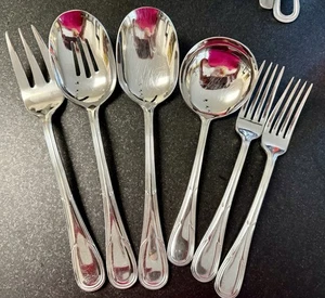 6-teiliges Mikasa Westfield Edelstahl Servier Hostess Set 18/10 - Bild 1 von 12