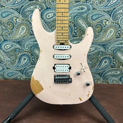 Charvel Pro-Mod Signature Rick Graham DK24 2PT CM Worn Shell Pink - Image 1 of 4