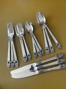 Cucharas de cubiertos de acero inoxidable Grace SYMPHONY de 3 lugares Japón MCM - Imagen 1 de 4