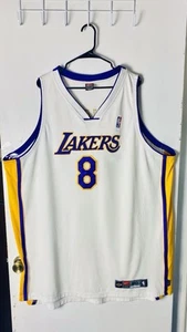 Nike Kobe Bryant Vintage 90’s NBA Los Angeles Lakers White/Purple Men’s Size 4XL - Picture 1 of 6