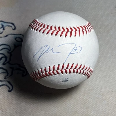 Mike Trout Pre-Rookie Signed ROMLiB Arizona Fall League Baseball JSA LOA - Image 1 of 4