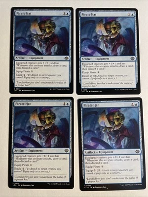 4x Mtg Lost Caverns Of Ixalan Pirate Hat NM/M Magic The Gathering - Bild 1 von 2