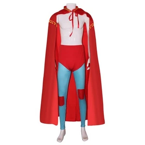 Nacho Libre Nacho Superhero Cosplay Costume Cloak Halloween Carnival Fancy Dress - Picture 1 of 6