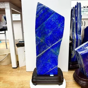TOP 43,1LB Natürlicher Lapislazuli Quarz Cluster Kristall Probe Heilung + Ständer - Bild 1 von 7