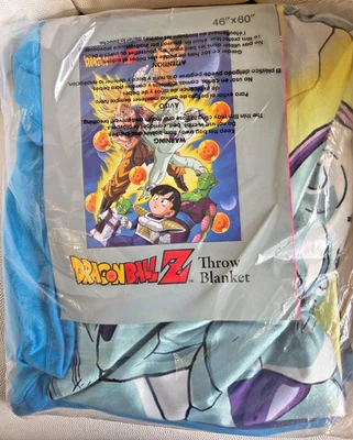 Dragon Ball Z Throw Blanket 46" X 60" NEW - Image 1 of 4