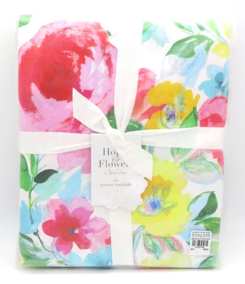 Juego completo de sábanas Pottery Barn Kids Hope for Flowers ramo floral de Tracy Reese Foto 1 de 2