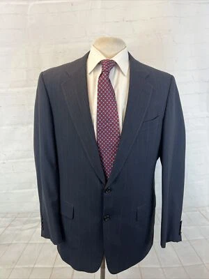 Hickey Freeman Men's Dark Gray Striped Wool Suit 41R 35X30 $1,895 - Image 1 of 4